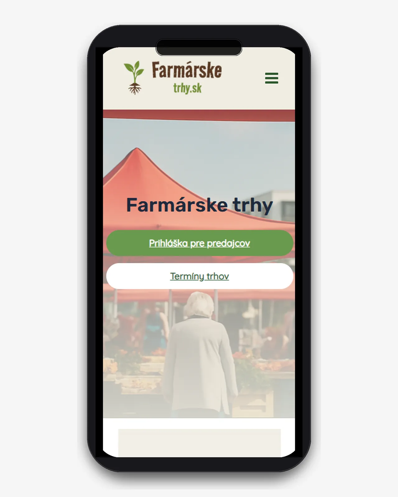 Farmárske trhy – podstránka